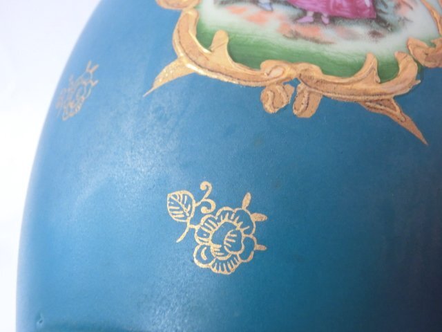 ★ メルローズ MELROSES リーフ ポット キャニスター 茶壷 陶器 空瓶 アンティーク ヴィンテージ ストッカー 茶器【中古】 dgs3928の画像9