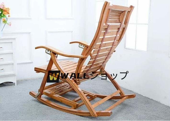  бамбук производства кресло-качалка отдых для складной стул временный . lounge стул для бытового использования стул высота настройка возможность длина подушка . имеется 