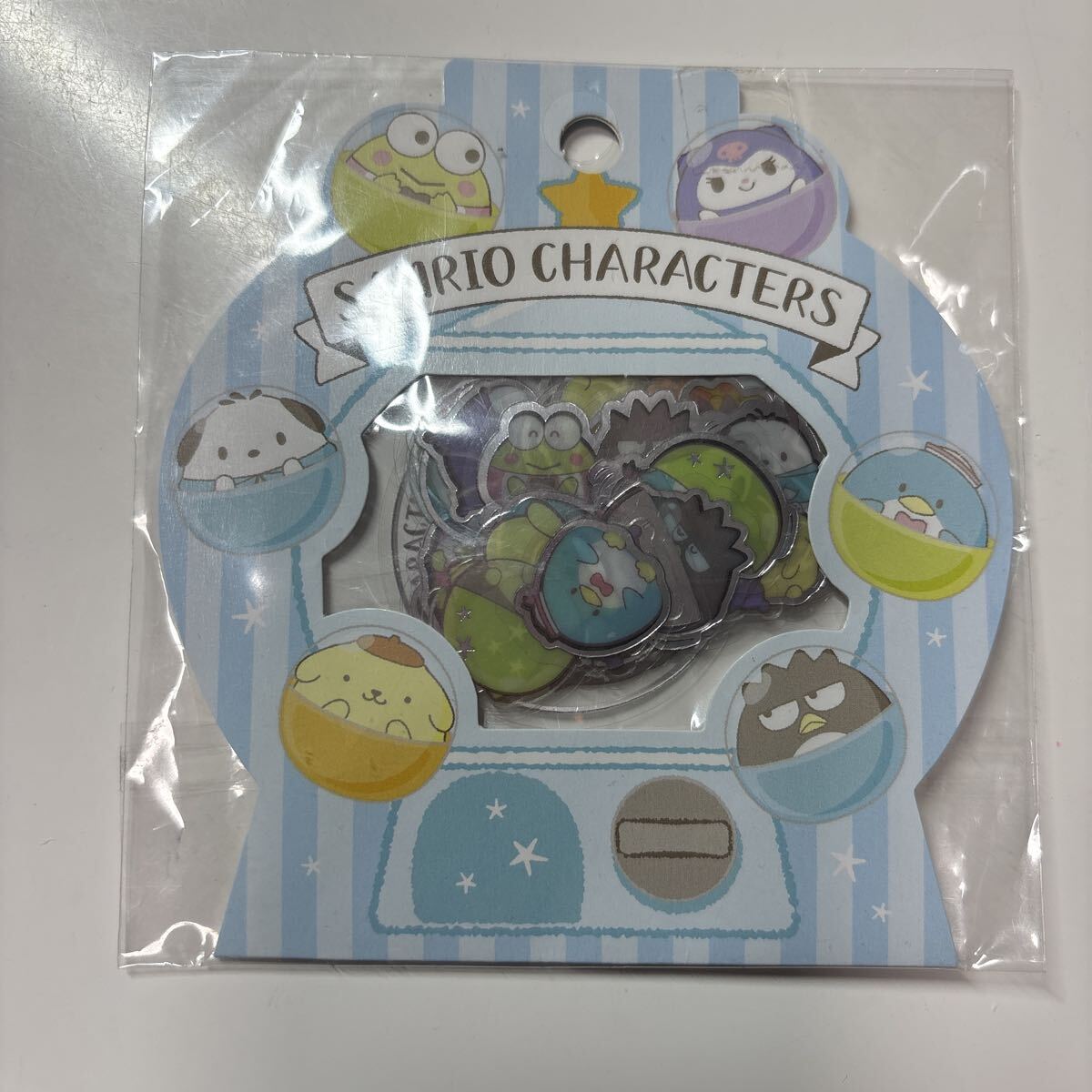 サンリオキャラクターズ ピースシール ガチャガチャ