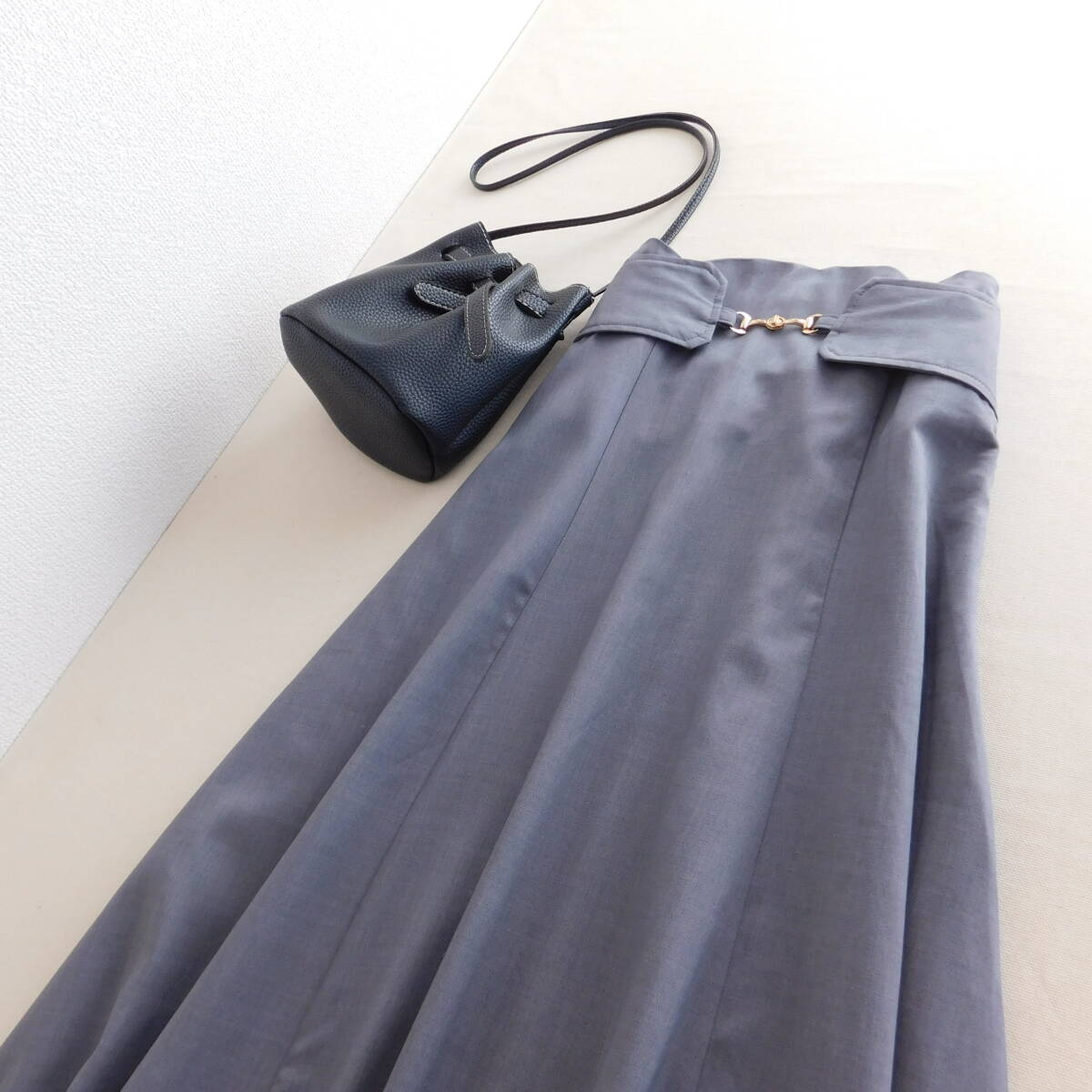 ナチュラルクチュール★１回著★ビット付スカート★定価7590★D661