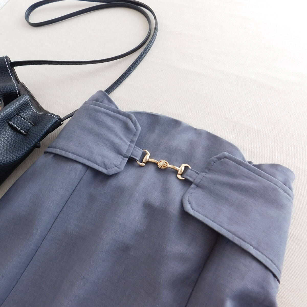 ナチュラルクチュール★１回著★ビット付スカート★定価7590★D661