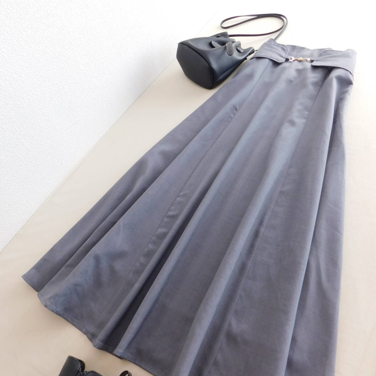 ナチュラルクチュール★１回著★ビット付スカート★定価7590★D661