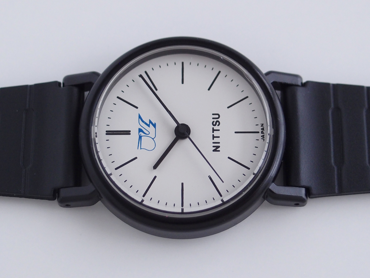 NITTSU ノベルティ 腕時計！日本通運株式会社 NIPPON EXPRESS 日通 クオーツ 裏フタ竜頭 ビンテージ 珍品 栃木時計_画像4