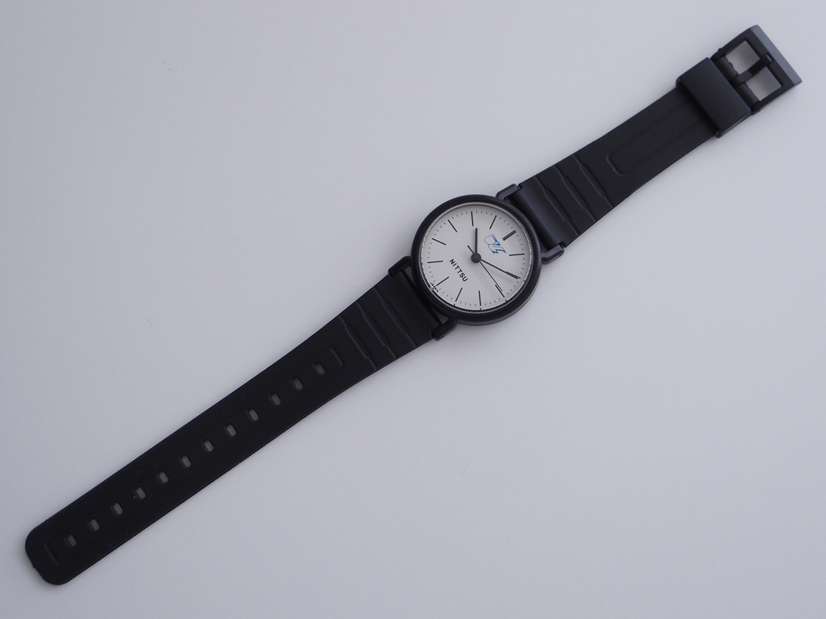 NITTSU ノベルティ 腕時計！日本通運株式会社 NIPPON EXPRESS 日通 クオーツ 裏フタ竜頭 ビンテージ 珍品 栃木時計_画像8