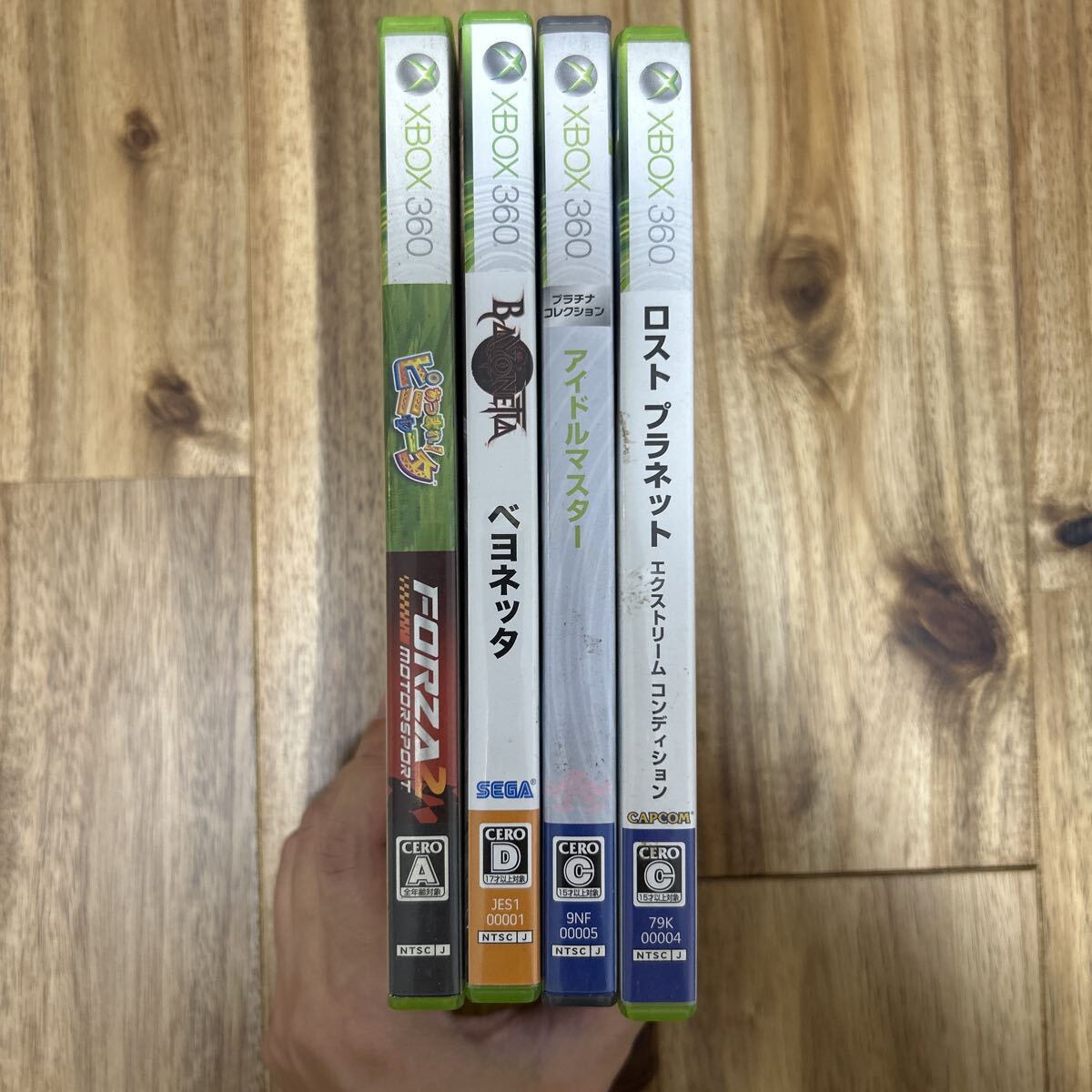 ●5未チェックジャンク品　LOSTPLANET ぺヨネッタ　アイドルマスター　あつまれ！ピニャータ　FORZA2 Xbox360 ソフト_画像3