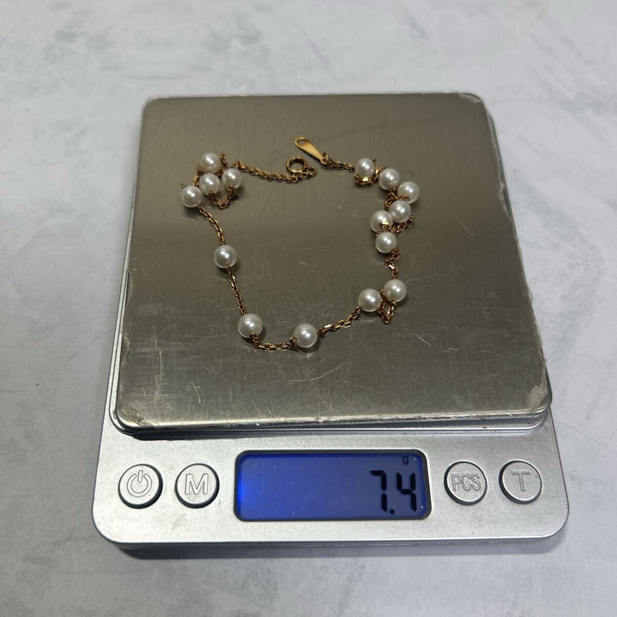 K18 真珠ネックレス 7.4g
