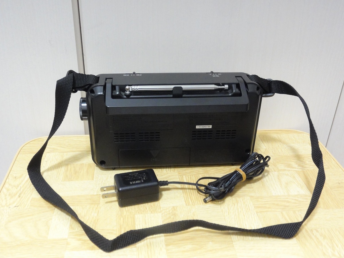 ★動作品★TOSHIBA 東芝 AM/FMステレオ ラジオ TY-SR55 ACアダプター付 送料無料 _画像7