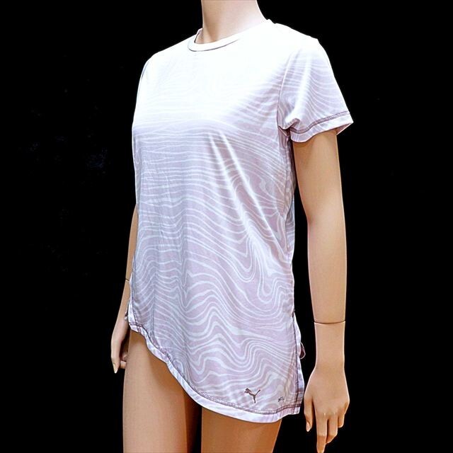 TE3-Y78☆//PUMAプーマ?Lサイズ*スリット入り＆ステッチ☆爽やかカラー*トップス※一番安価な送料はゆうパケットなら250円