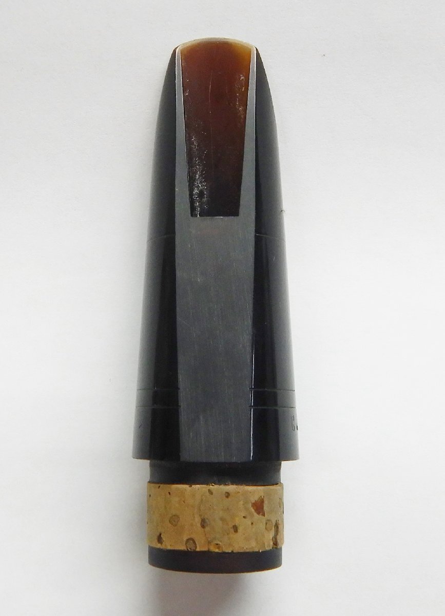 メーカー不明☆　サックス用マウスピース 　「無地仕様」　長さ：約88.6mm 鼈甲調(diào)☆サクソフォン☆C0925895