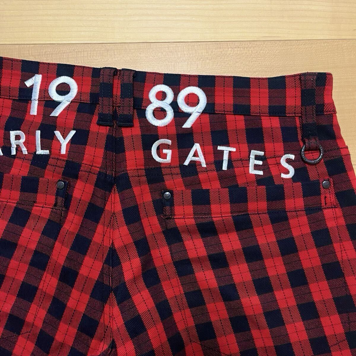 ★パーリーゲイツ チェック柄 パワフルコットンパンツ メンズ ★送料無料 正規品_画像3