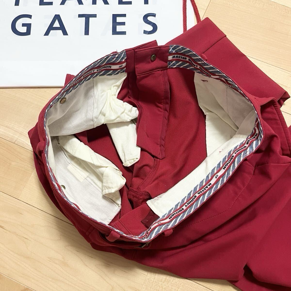 ★美品 マスターバニーエディション ストレッチパンツ メンズ ★送料無料 正規品 パーリーゲイツ_画像8