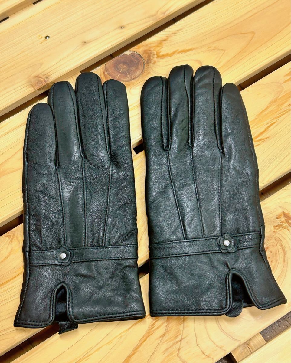 новый товар * женский баранья кожа перчатка женский обратная сторона ворсистый теплый!книга@ кожаные перчатки черный свободный размер новый товар * женский баранья кожа перчатка женский обратная сторона ворсистый теплый!книга@ кожаные перчатки черный свободный размер