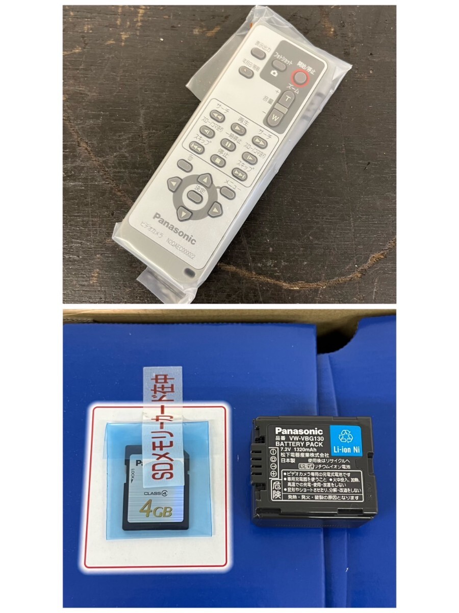 極美品 Panasonic パナソニック デジタルハイビジョンビデオカメラ HDC-SD5-S 