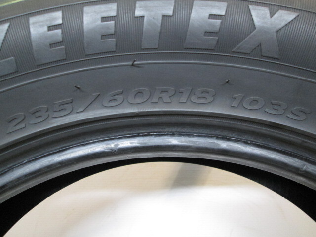M3-127(送料無料/代引きOK)ランクS 中古 美品 バリ溝 235/60R18 ZEETEX WP2000 SUV 2023年 8.5分山 スタッドレス 1本のみ_画像9
