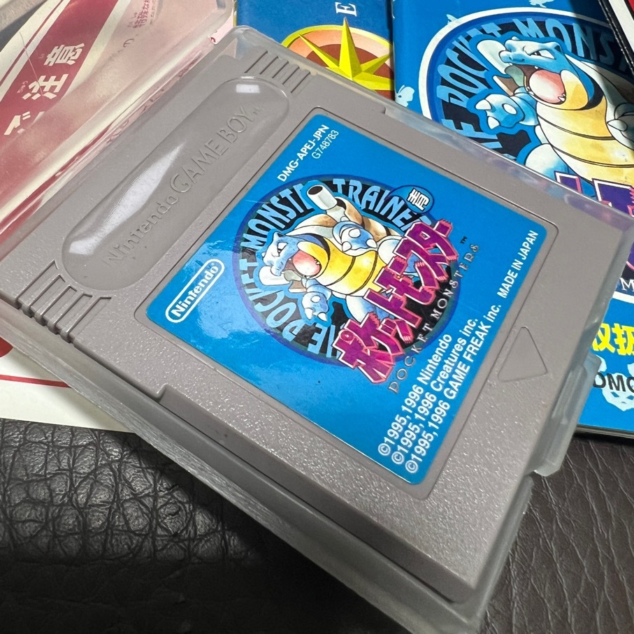 美品 ポケットモンスター 青　ポケモン pokemon Blue ゲームボーイTOYOTA