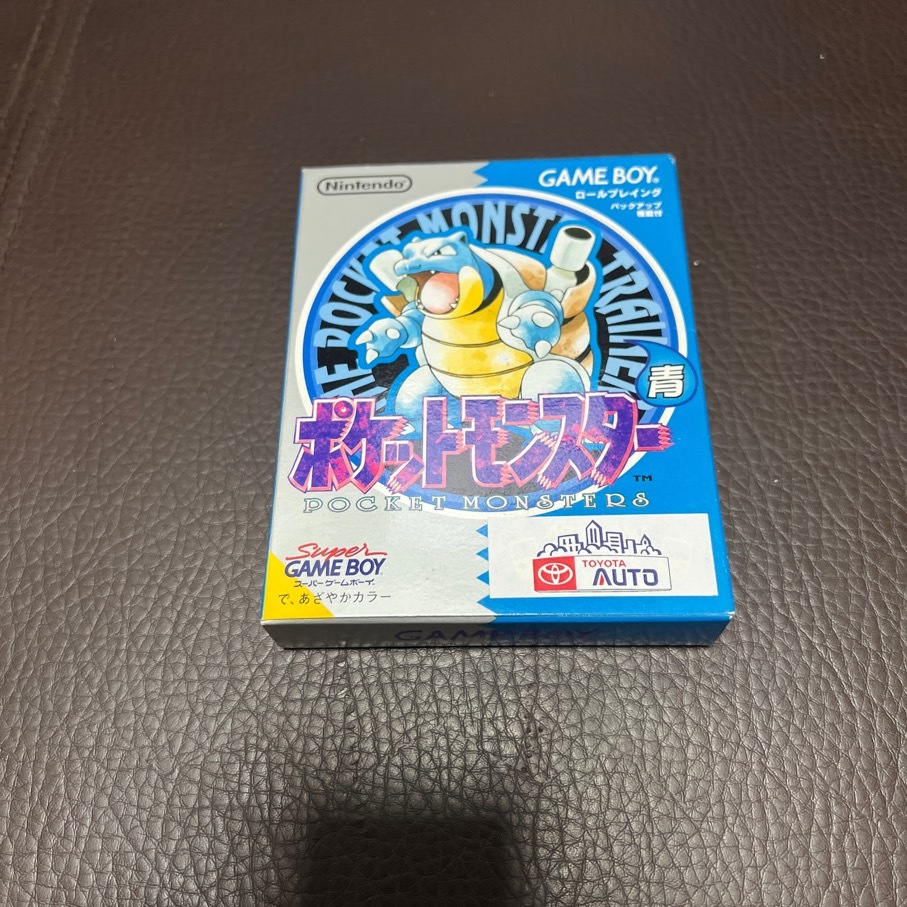 美品 ポケットモンスター 青　ポケモン pokemon Blue ゲームボーイTOYOTA