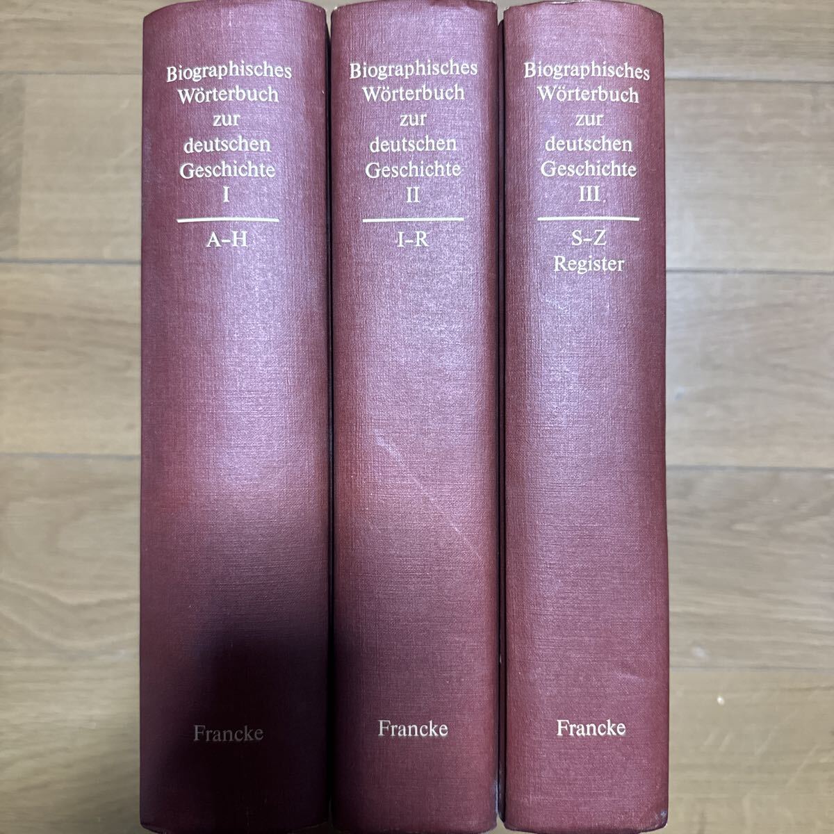a0928-3.洋書 Biographisches wortebuch zur deutschen Geschichte vol 1〜3 ドイツ語 ドイツ史 歴史 関連 書籍 まとめ 研究 資料_画像1