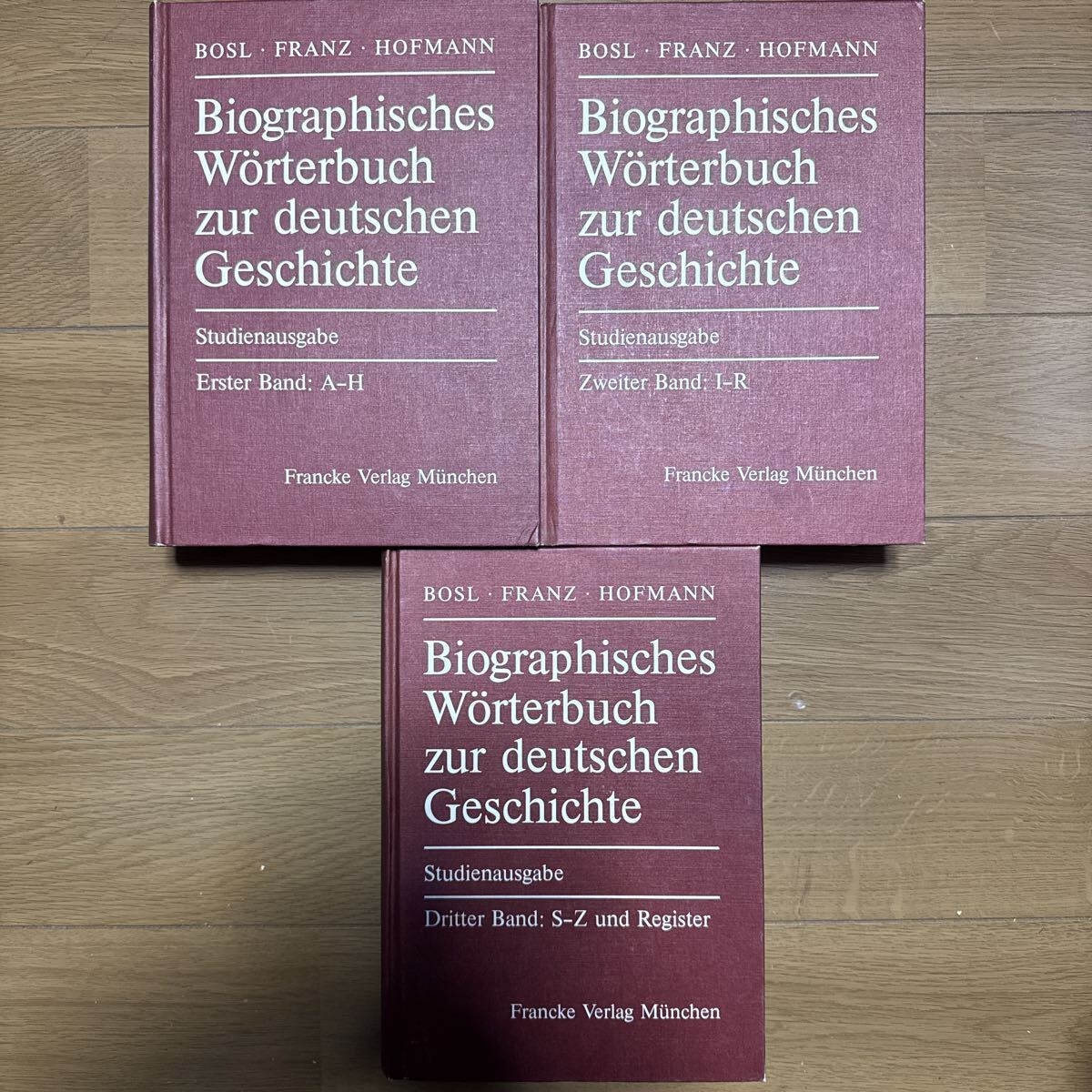 a0928-3.洋書 Biographisches wortebuch zur deutschen Geschichte vol 1〜3 ドイツ語 ドイツ史 歴史 関連 書籍 まとめ 研究 資料_画像2