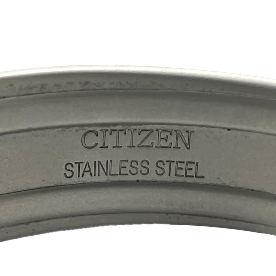 仙3【稼働】CITIZEN PROMASTER 8204-R014960 腕時計 自動巻 デイデイト シチズン プロマスター AT メンズ ブラック文字盤 ラウンド_画像7