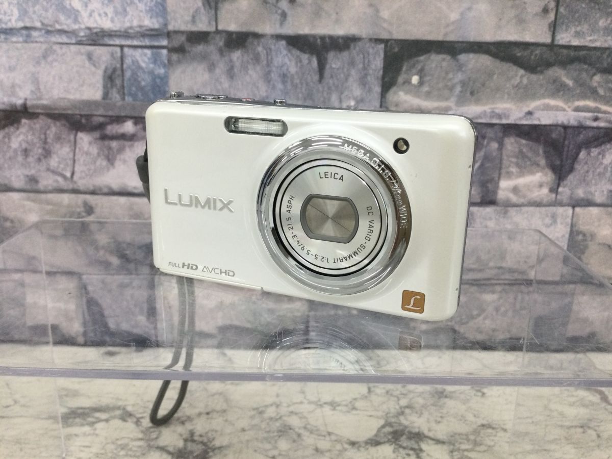 ●営KZ532-60【稼働品】Panasonic パナソニック LUMIX コンパクトデジタルカメラ DMC-FX77 コンデジ / デジカメ バッテリー 2個(gè)セット /k