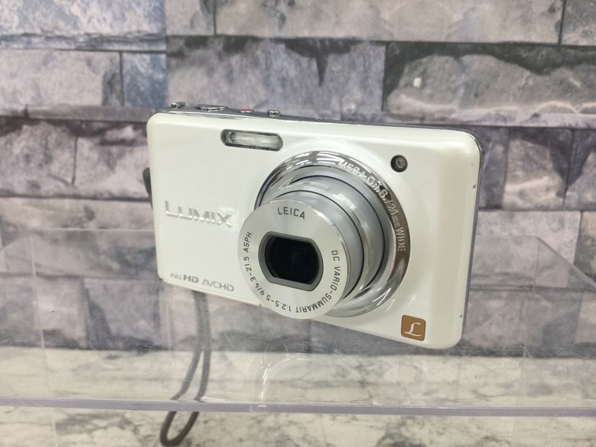●営KZ532-60【稼働品】Panasonic パナソニック LUMIX コンパクトデジタルカメラ DMC-FX77 コンデジ / デジカメ バッテリー 2個(gè)セット /k