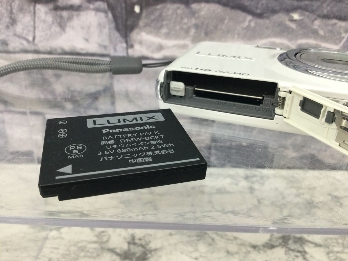 ●営KZ532-60【稼働品】Panasonic パナソニック LUMIX コンパクトデジタルカメラ DMC-FX77 コンデジ / デジカメ バッテリー 2個(gè)セット /k