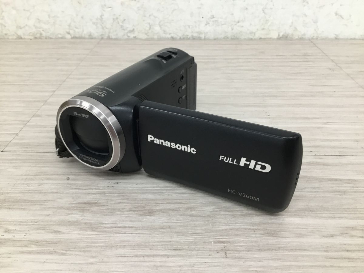 ●営KZ544-60 Panasonic パナソニック FULL HD デジタルビデオカメラ HC-V360MS ブラック