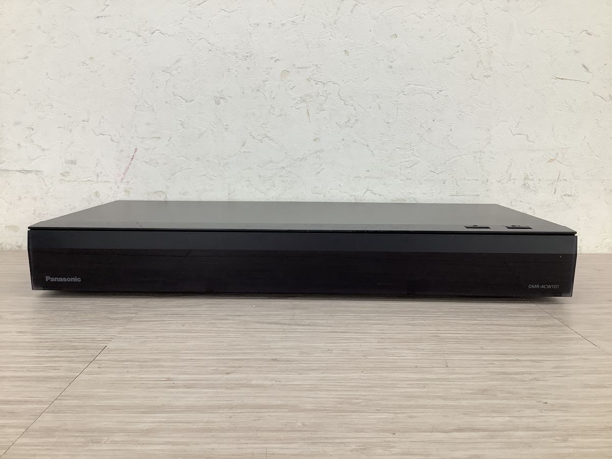 ●営TT358-100 【稼働品】 Panasonic パナソニック Blu-ray ディスク レコーダー DMR-4CW101 2020年制 ブルーレイ BD リモコン付き /h