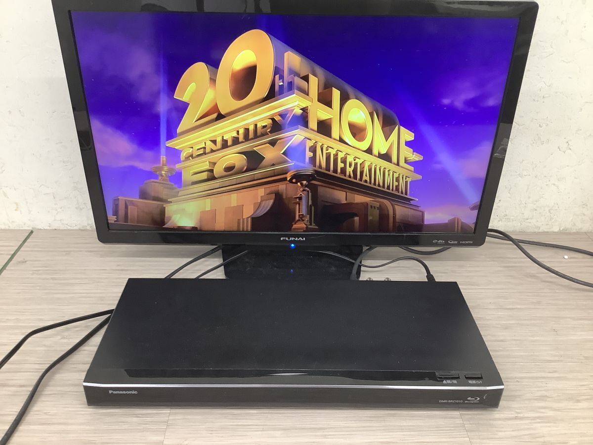 ●営TT357-100【稼働品】 Panasonic パナソニック Blu-rayディスクレコーダー DMR-BRZ1010 ブルーレイ 2016年制 リモコン?B-CASカード付/h