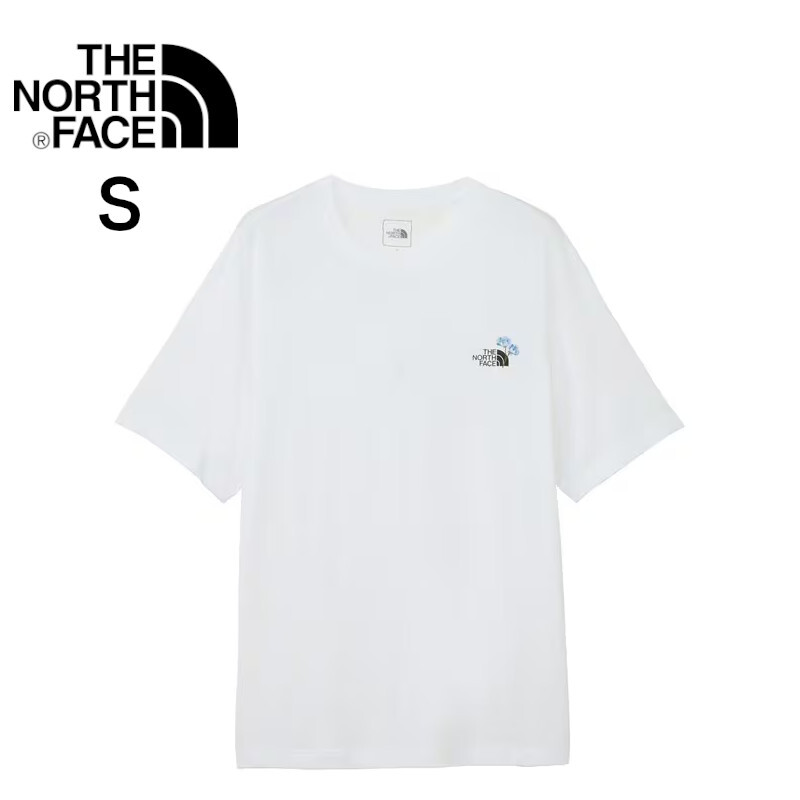 【新品】 Sサイズ THE NORTH FACE ノースフェイス S/Sフラワーロゴ Tシャツ NT32546 メンズ ユニセックス アウトドア カジュアル ホワイト2