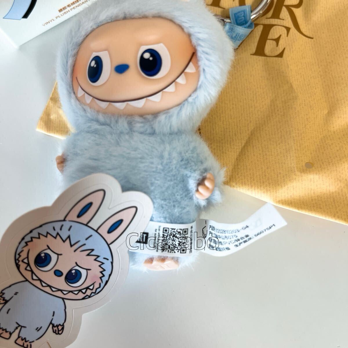 【D】正規(guī)品 ラブブ アルファベット イニシャル ぬいぐるみ ペンダント キーホルダー PIN FOR LOVE LABUBU ポップマート POPMART