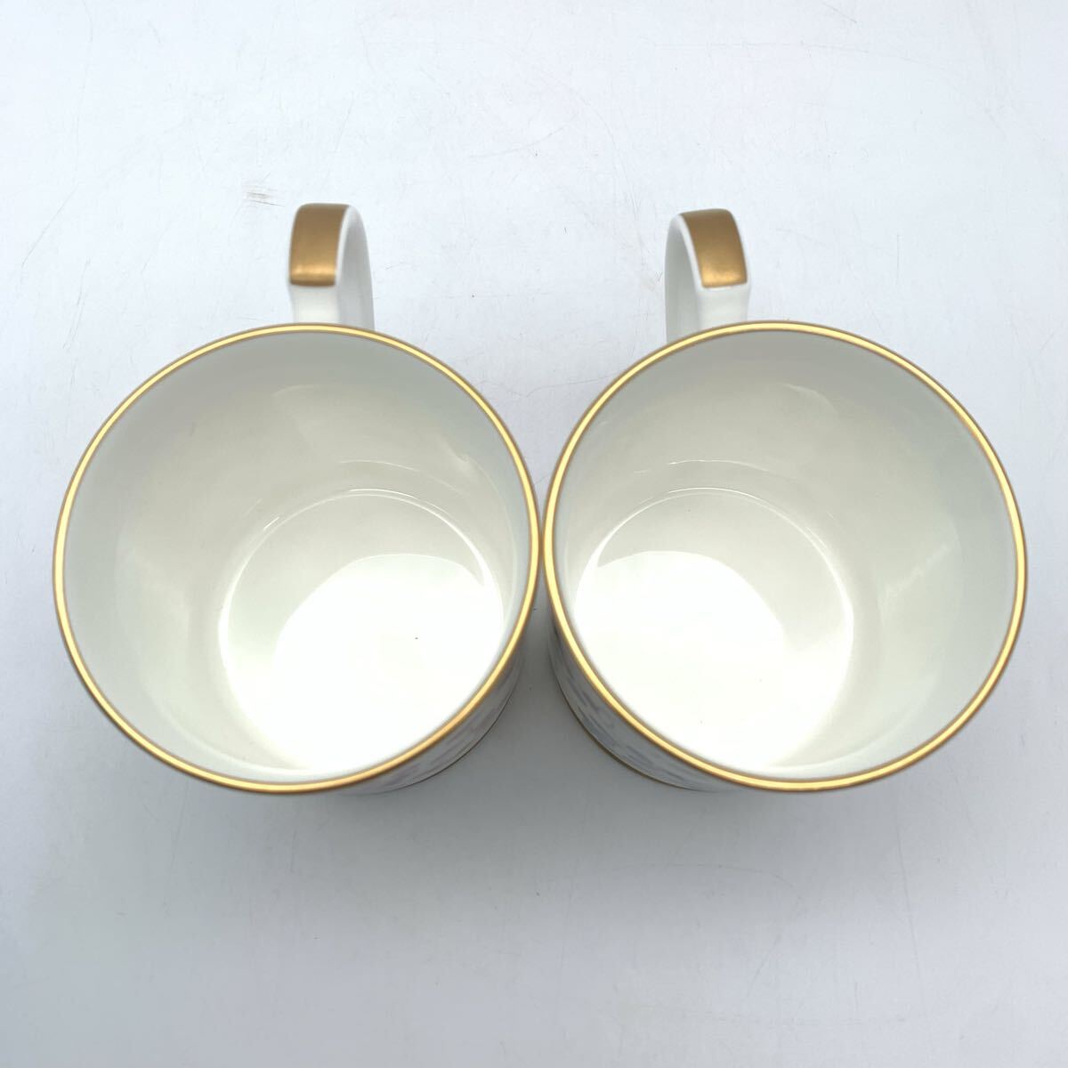 【未使用品】MILANO 40th Anniversary NARUMI× HELLO KITTY ナルミ ハローキティー ペアマグカップ ブルー/ピンク 2點セット