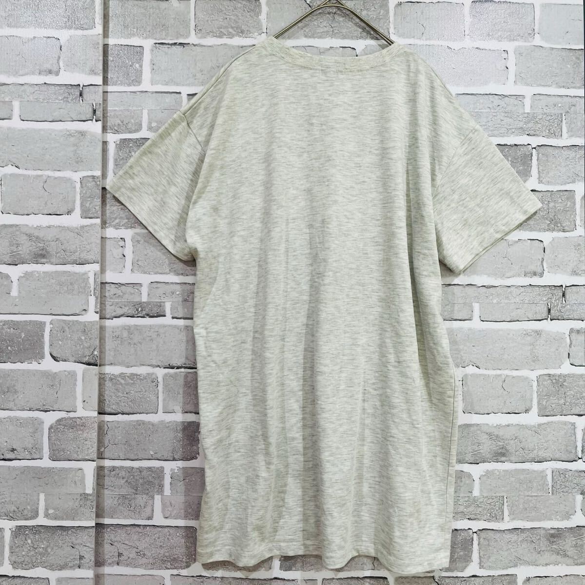 【LTXC】ラブトキシック Lovetoxic ビッグシルエット 半袖 ナンバリング Tシャツ ビッグプリント L 160 フットボール グレー プリント034_画像9