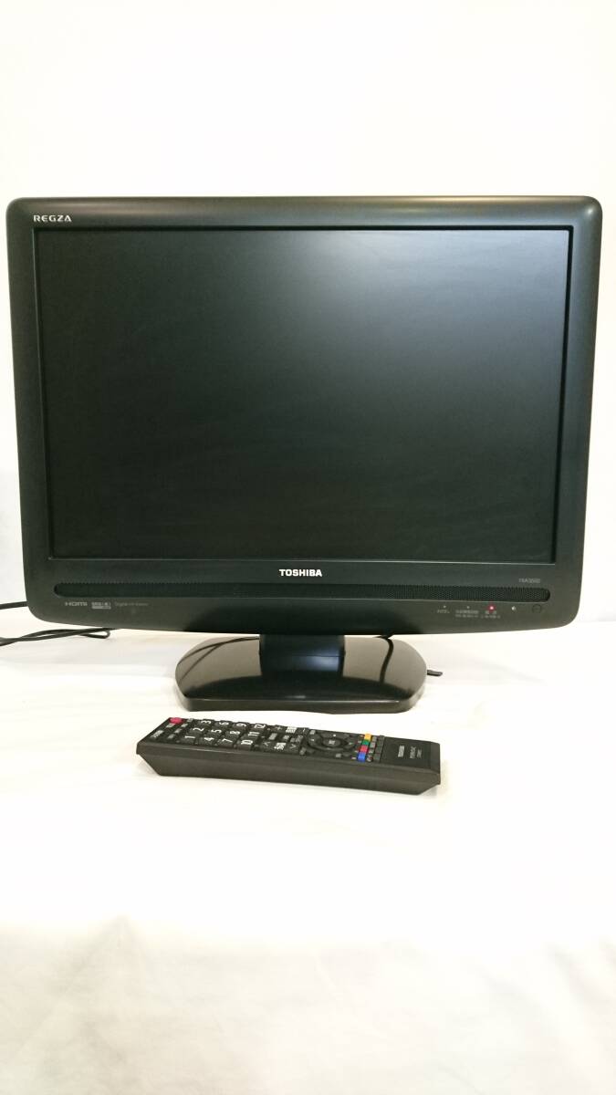 ◎ TOSHIBA 東芝 REGZA 液晶カラーテレビ 19A3500 動作OK 2008年制 液晶テレビ 19インチ 家電 テレビ 映像機器 リモコン付き 