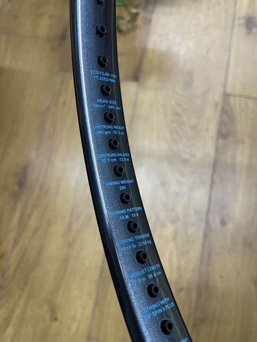 プリンス 2025 ツアー100 290g グリップ2 国内正規品 新品未使用 無料ガット有 張り代サービス メーカー保証_画像2