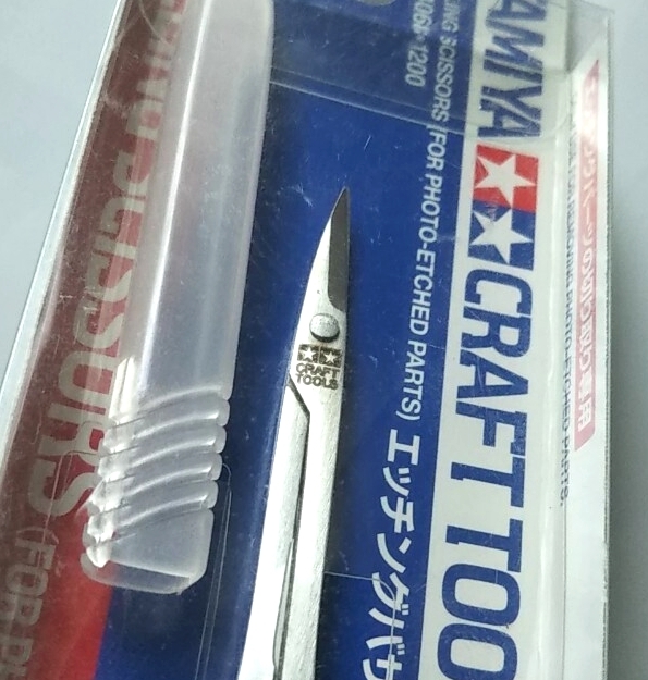 値下げ＊未開封＊TAMIYA/タミヤ ☆☆ ノンスケール クラフトツール No.68 エッチングバサミ(ロゴ刻印あり) 送料￥180- ミニ四駆 プラモデル_画像1