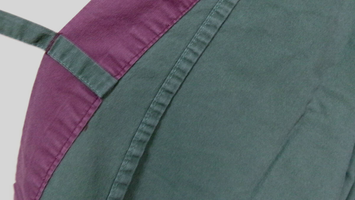 578【多用に】温泉の浴衣※メンズ※Sサイズ※ツートーン※緑色※リメイクや小物作りに※ゆかた。：＊_画像4