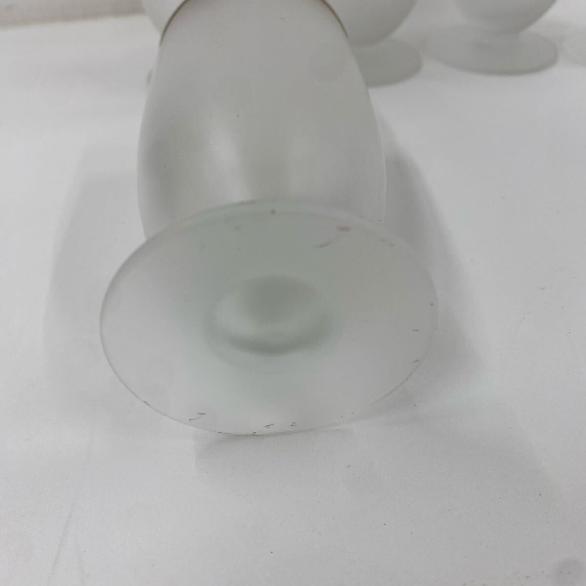 光琳絵皿 各5客 食器 ガラス グラス 小皿 昭和レトロ 角皿 ガラス食器 銘々皿 箱付き 箱付 和食器 花鳥図 梅 和柄　管理番号SB611_画像7