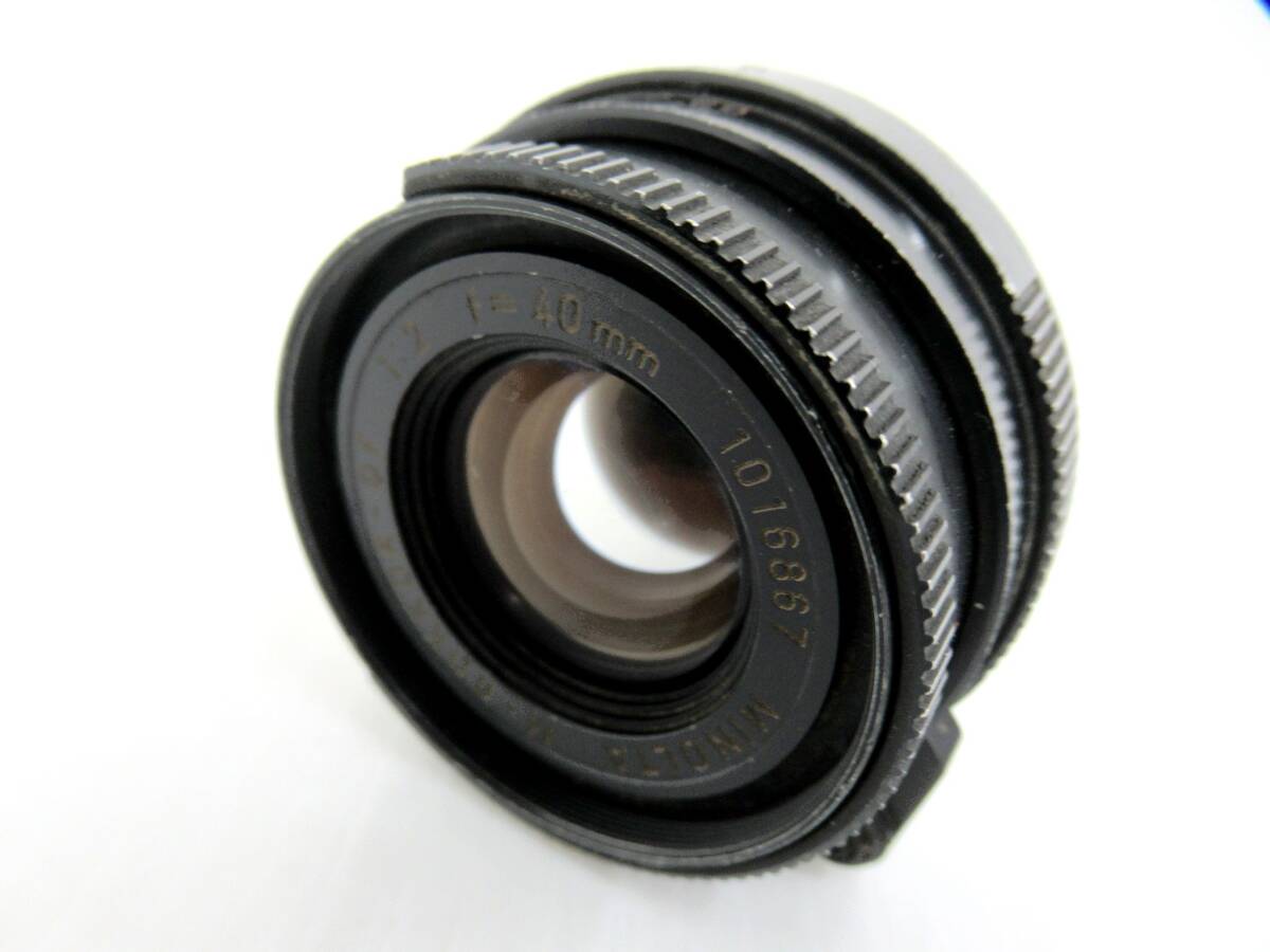 【MINOLTA/ミノルタ】申④288//M-ROKKOR-QF 1:2 f=40mm
