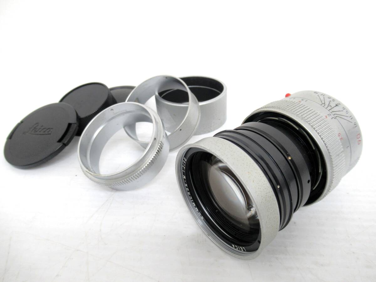 【Leica/ライカ】申④500//SUMMICRON-M 1:2/90/ジャンク/部品取り