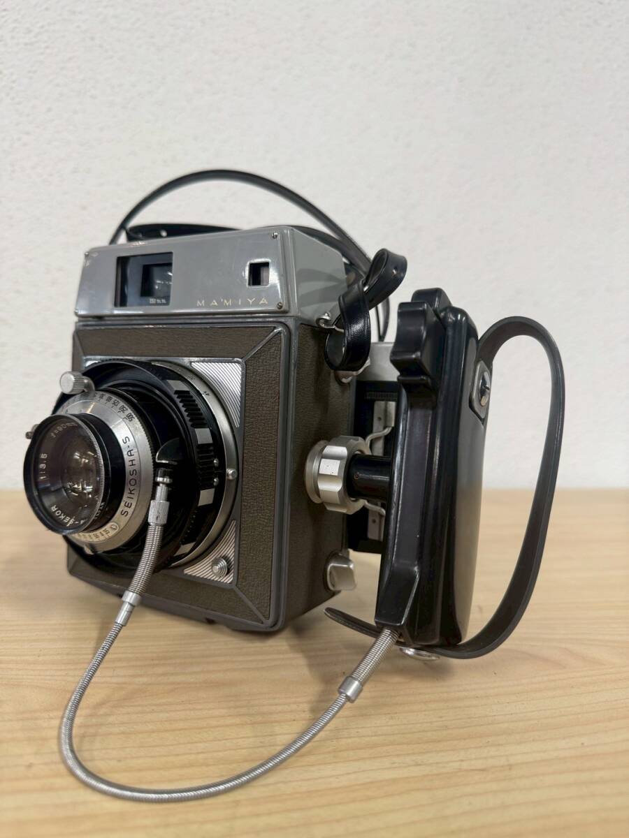 1円 【現(xiàn)狀保管品】MAMIYA 6×9 マミヤ MAMIYA-SEKOR 1:3.5 f=90mm ROLL FILM ADAPTER フィルムカメラ