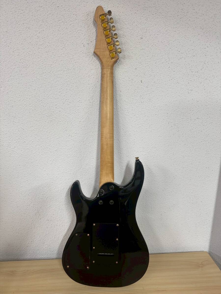 1円 【ヴィンテージ】Aria Pro II MAGNA Series エレキギター SSH ブラック ゴールドパーツ ケース付 アリアプロツー