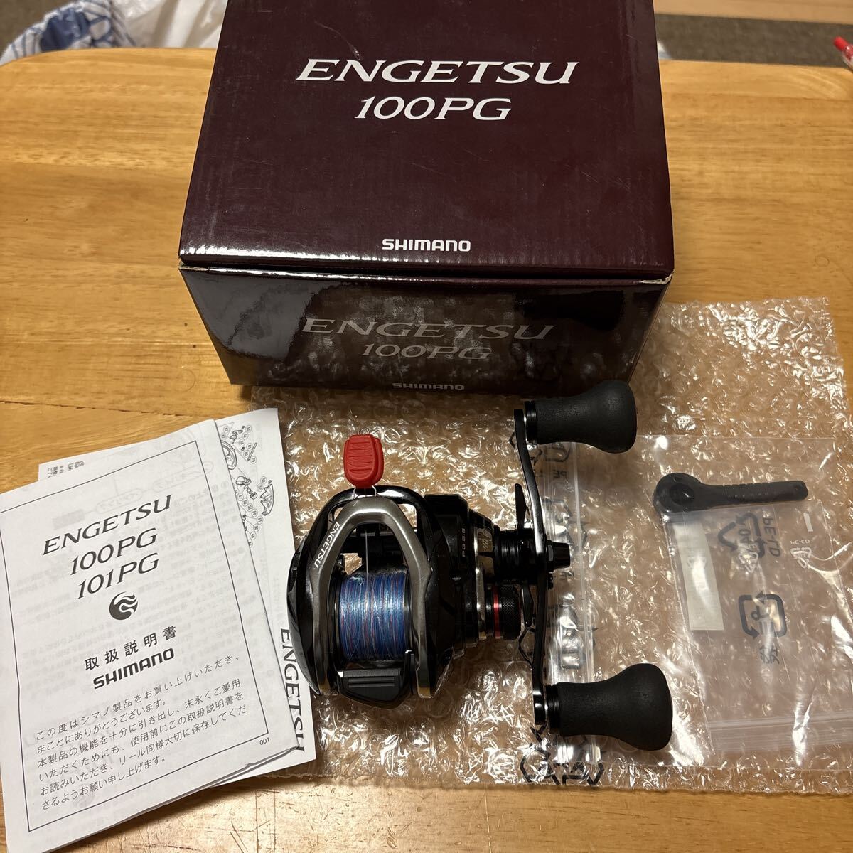 シマノ 16炎月 100PG SHIMANO ベイトリール 右巻き 右ハンドル タイラバ