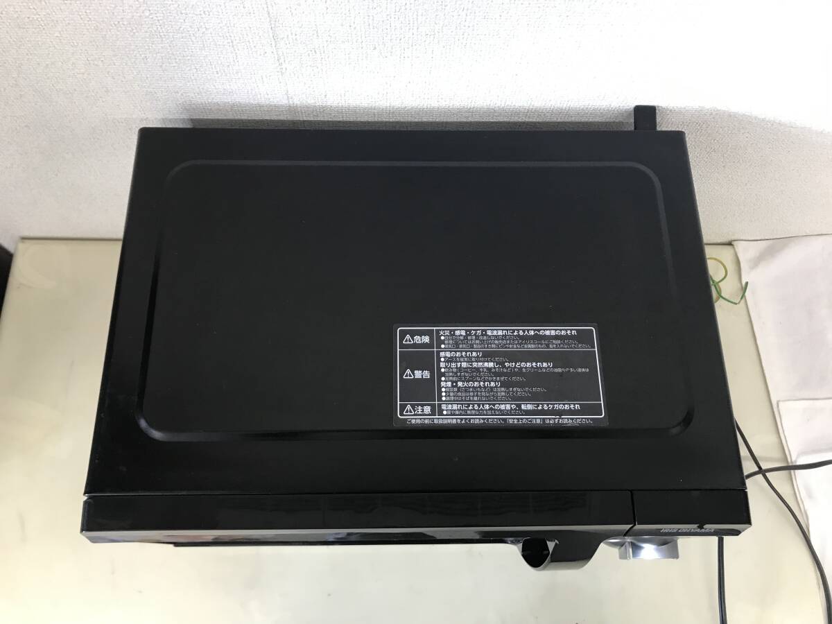 1888 IRIS OHYAMA アイリスオーヤマ 家庭用電子レンジ (EMO-F518-5-B) 50Hz ブラック 生活家電 電子機器 キッチン用品 他_画像5