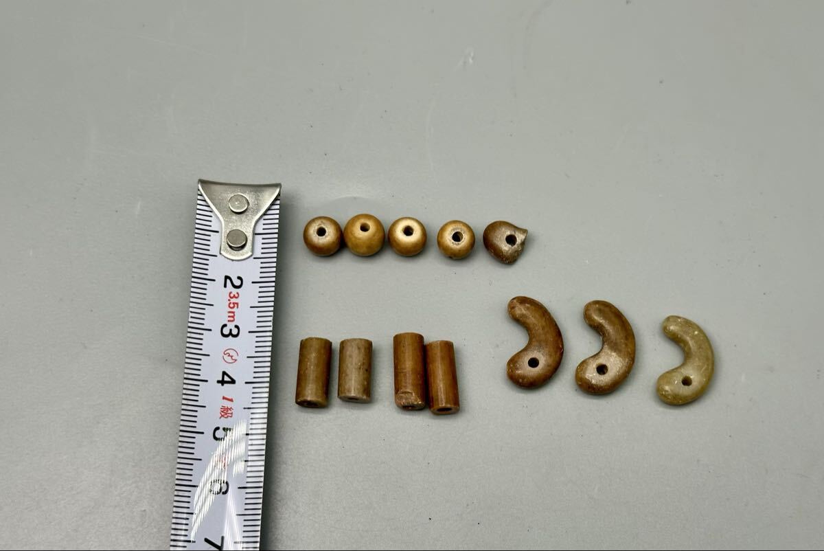 12点セット天然石 パワーストーン 碧玉勾玉勾玉古墳縄文弥生 古墳時代、骨董品 古代物 考古物 勾玉碧玉 土器日本史_画像9