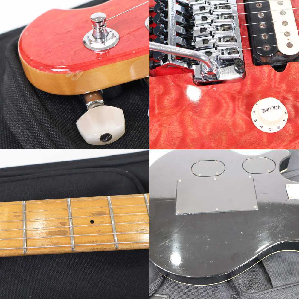 中古 エレキギター MUSIC MAN AXIS EX Trans Pink Nice Top 1997年製 日本製 ミュージックマン アクシスEX EVHモデルと同じスイッチ位置_画像4