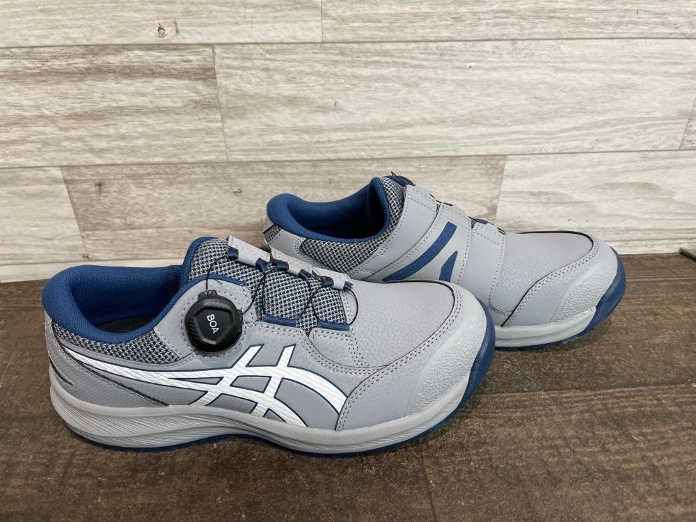 009▼未使用品▼アシックス 安全靴 WINJOB CP309 BOA 25.0cm シートロック/ホワイト