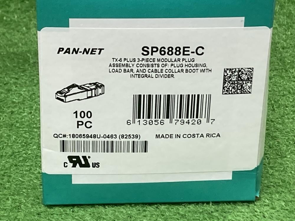 006□未開封品・即決価格□PANDUIT モジュラープラグ SP688E-C 100PC_画像2