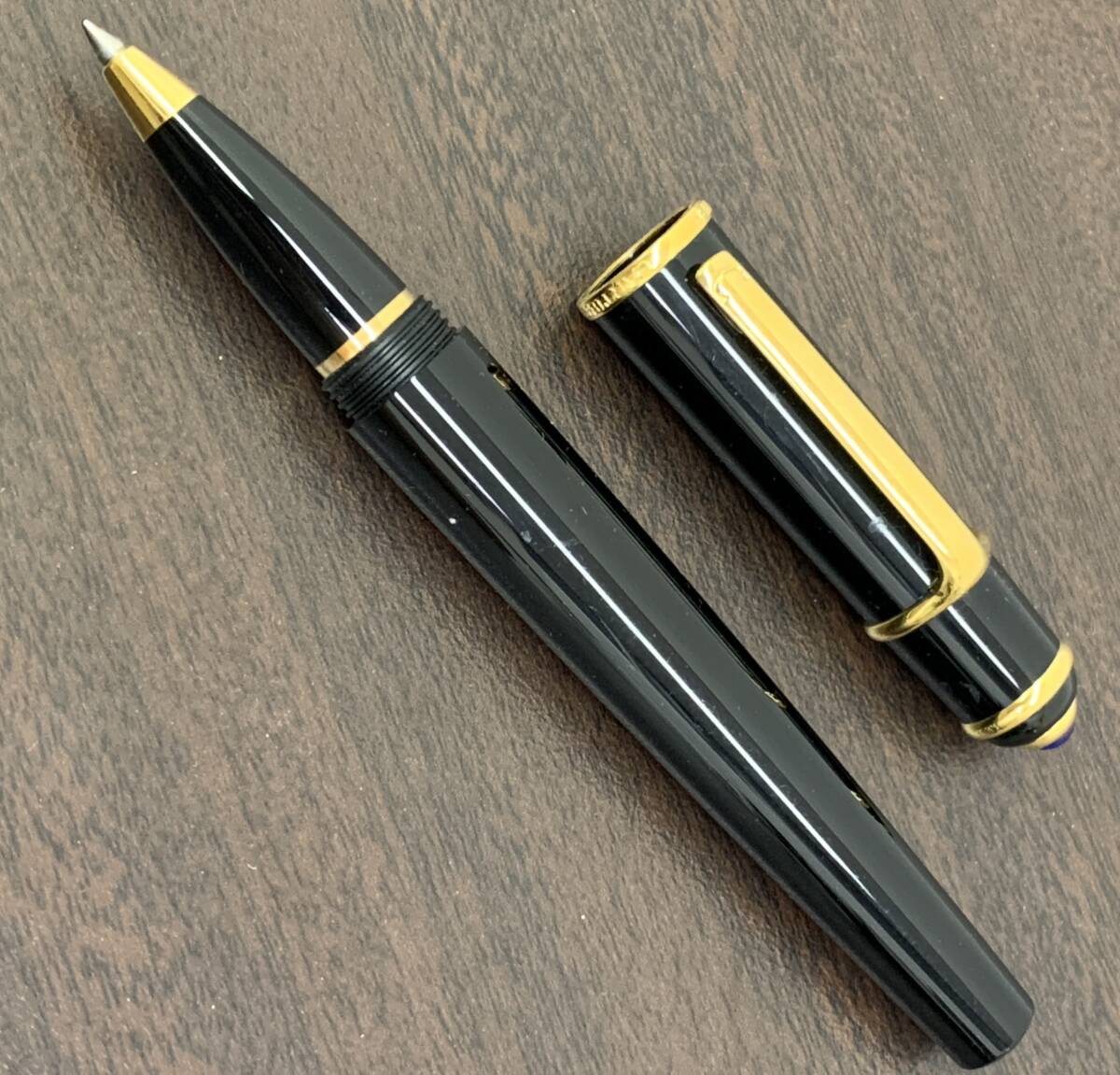 【1円スタート】Cartier カルティエ ボールペン ディアボロ 筆記確認(rèn)済み ブラック ゴールド