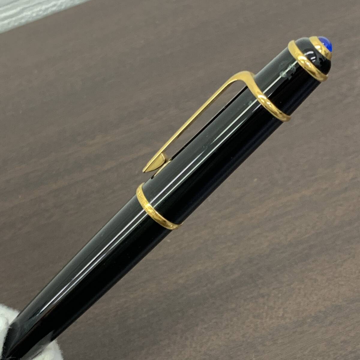 【1円スタート】Cartier カルティエ ボールペン ディアボロ 筆記確認(rèn)済み ブラック ゴールド